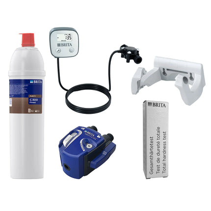 BRITA| PURITY Finest C150 Water Filter Starter Set – coffee/vending - gypsum-rich - 1,800 L