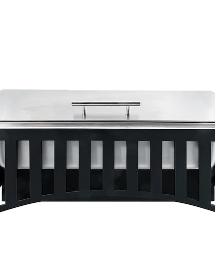 Cal-Mil 1368-13 Full Size Chafer w/ Roll-top Lid & Chafing Fuel Heat