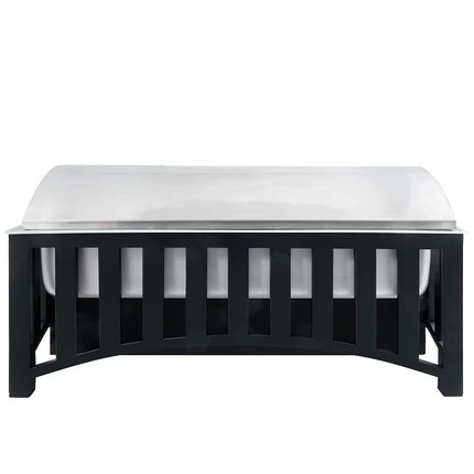 Cal-Mil 1368-13 Full Size Chafer w/ Roll-top Lid & Chafing Fuel Heat