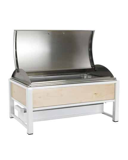 Cal-Mil 22113-71 Full Size Chafer w/ Lift off Lid & Chafing Fuel Heat