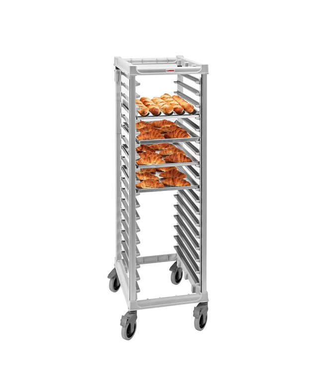 CAMBRO | Bakery Trolley – 18× EN 600×400 Tray Rack – 516×783×1708 mm