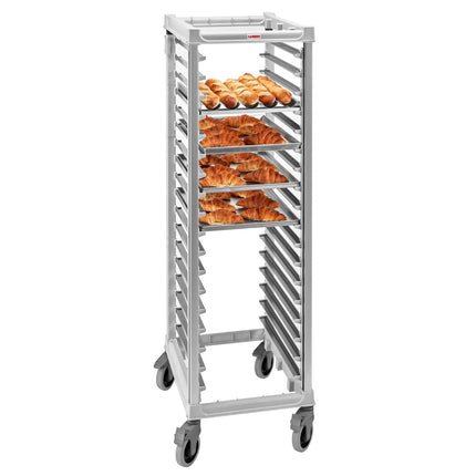 CAMBRO | Bakery Trolley – 18× EN 600×400 Tray Rack – 516×783×1708 mm