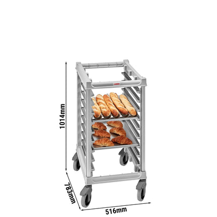 CAMBRO | Bakery Trolley – 9× EN 600×400 Tray Rack – 516×783×1014 mm
