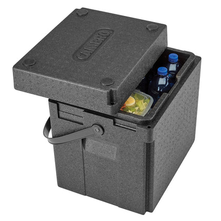 CAMBRO | Cam GoBox® Beverage Carrier – 420×335×420 mm – Black strap