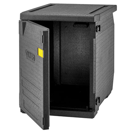 CAMBRO | Cam GoBox® Frontloader – Front compartment for temperature‑plate – 540×770×687 mm – Black