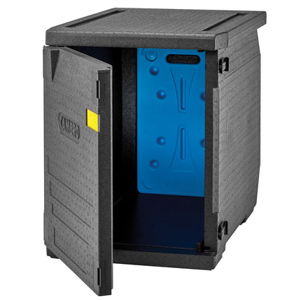 CAMBRO | Cam GoBox® Frontloader – Front compartment for temperature‑plate – 540×770×687 mm – Black