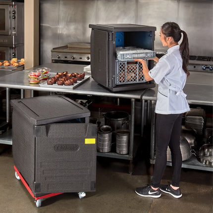 CAMBRO | Cam GoBox® Frontloader – Front compartment for temperature‑plate – 540×770×687 mm – Black