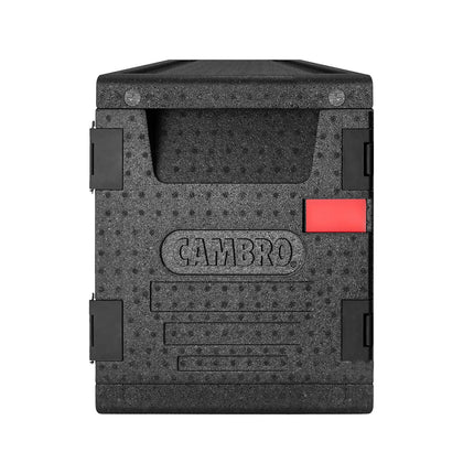 CAMBRO | Cam GoBox® Frontloader – GN 1/1 – Black lid – 440×640×475 mm – 4h temperature hold