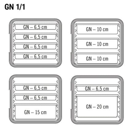 CAMBRO | Cam GoBox® Frontloader – GN 1/1 – Black lid – 440×640×475 mm – 4h temperature hold