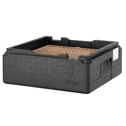CAMBRO | CAM GOBOX® - insulated pizza delivery box - top-loading - for 2 pizzas - black