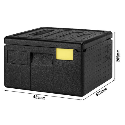 CAMBRO | CAM GOBOX® - insulated pizza delivery box - top-loading - for 4 pizzas - black
