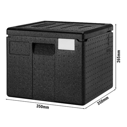 CAMBRO | CAM GOBOX® - insulated pizza delivery box - top-loading - for 6 pizzas - black
