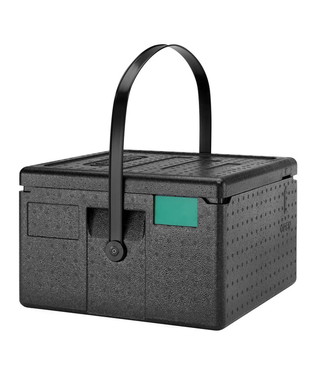 CAMBRO | CAM GOBOX® - insulated pizza delivery box - top-loading - with carry handle - for 4 pizzas - black