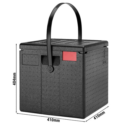 CAMBRO | CAM GOBOX® - insulated pizza delivery box - top-loading - with carry handle - for 8 pizzas - black