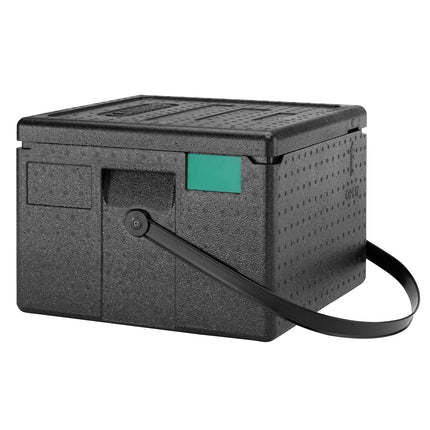 CAMBRO | CAM GOBOX® - insulated pizza delivery box - top-loading - with carry handle - for 4 pizzas - black