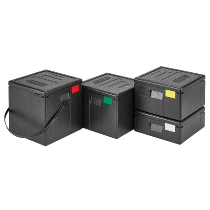 CAMBRO | CAM GOBOX® - insulated pizza delivery box - top-loading - with carry handle - for 6 pizzas - black