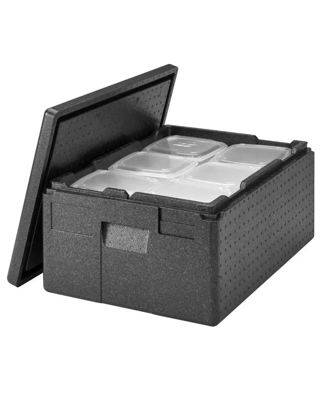 CAMBRO | Cam GoBox® Toploader – 610×430×270 mm – Black – 4h temp hold