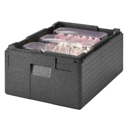 CAMBRO | Cam GoBox® Toploader – 610×430×270 mm – Black – 4h temp hold