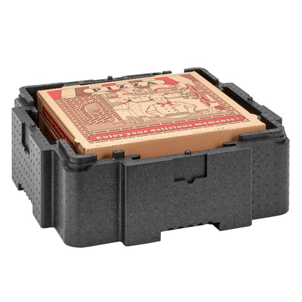 CAMBRO | Cam GoBox® Toploader – 641×641×254 mm – Black – Lid doubles as base