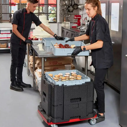 CAMBRO | Cam GoBox® Toploader – 641×641×254 mm – Black – Lid doubles as base