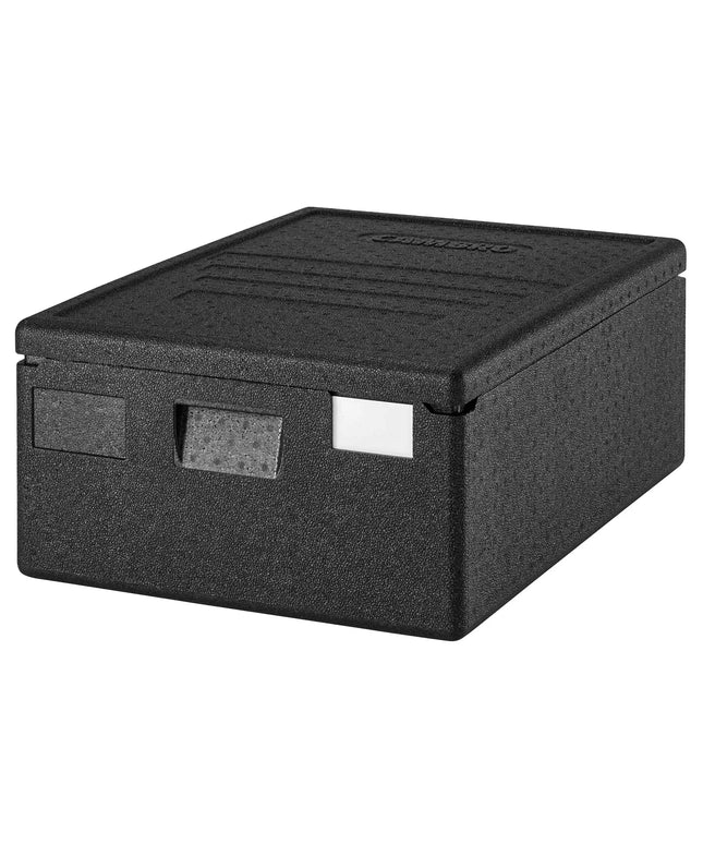 CAMBRO | Cam GoBox® Toploader – EN 60×40 – Black lid – 690×490×270 mm – 4h temperature hold