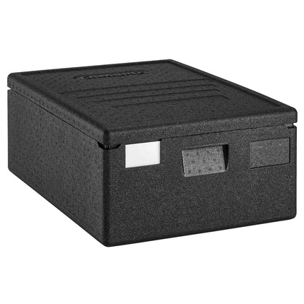 CAMBRO | Cam GoBox® Toploader – EN 60×40 – Black lid – 690×490×270 mm – 4h temperature hold
