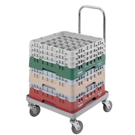 CAMBRO | CAMDOLLY® Dishwasher Basket Trolley - with Handle - Grey