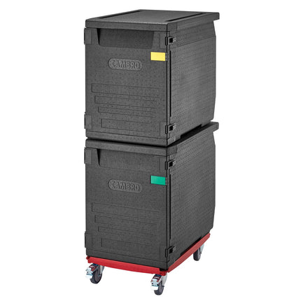 CAMBRO | CAMDOLLY® Transport Trolley - suitable for EN 600 x 400 EPP Boxes - Red