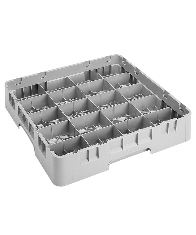 CAMBRO | CAMRACK® Cup & Mug Dishwasher Rack – 20 Compartments – 500×500 mm – Grey – H 101 mm