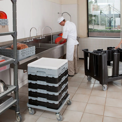 CAMBRO | Camrack® Glass Rack Cover – 500×500 mm – H 240 mm – Grey