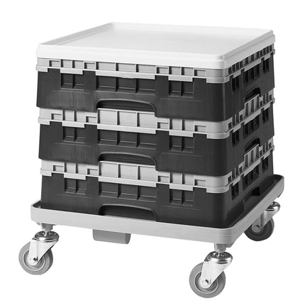 CAMBRO | CAMRACK® Glass & Tumbler Dishwasher Rack – 16 Compartments – 500×500 mm – 143 mm H – Black
