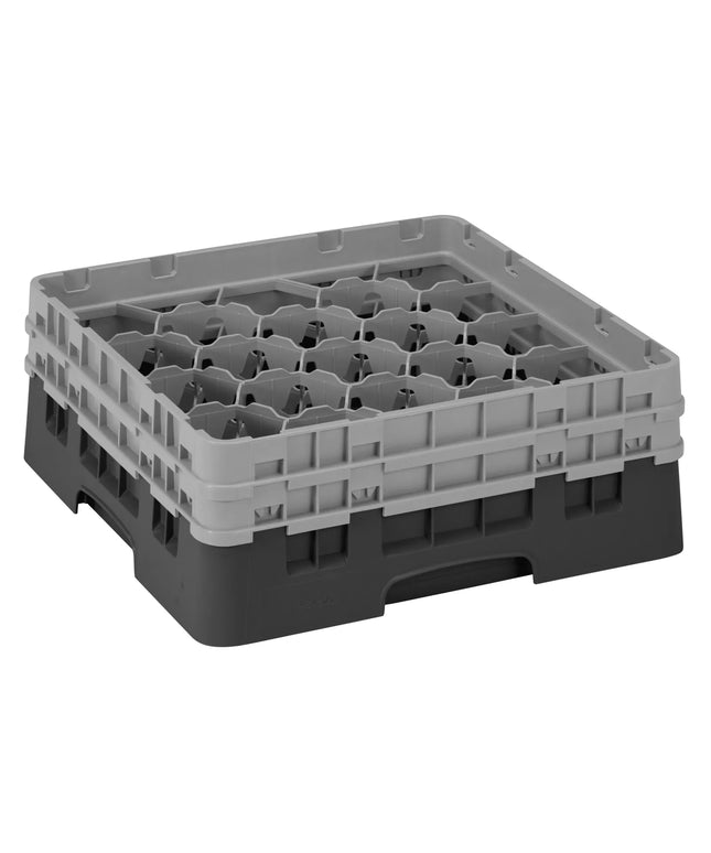 CAMBRO | CAMRACK® Glassware Dishwasher Rack – Black – H 184 mm – For max Ø98 mm