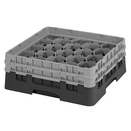 CAMBRO | CAMRACK® Glassware Dishwasher Rack – Black – H 184 mm – For max Ø98 mm
