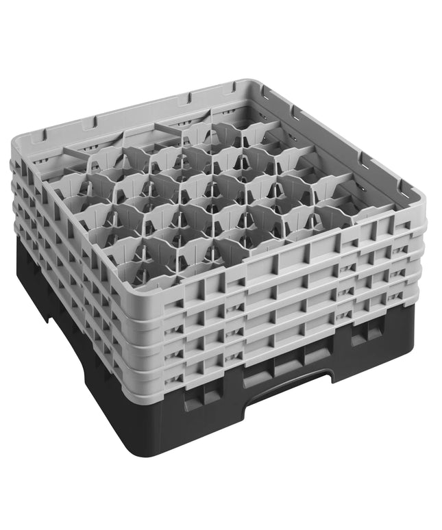 CAMBRO | CAMRACK® Glassware Dishwasher Rack – Black – H 267 mm – For max Ø98 mm