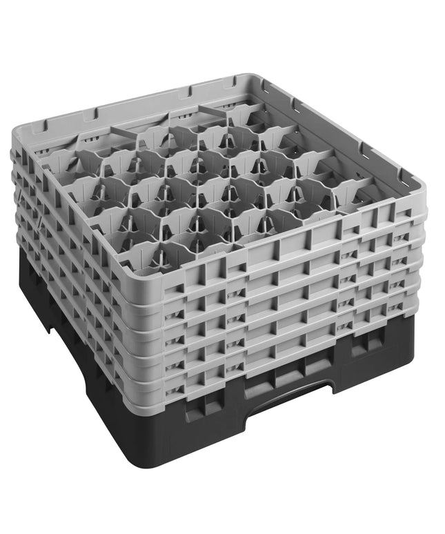 CAMBRO | CAMRACK® Glassware Dishwasher Rack – Black – H 308 mm – For max Ø98 mm