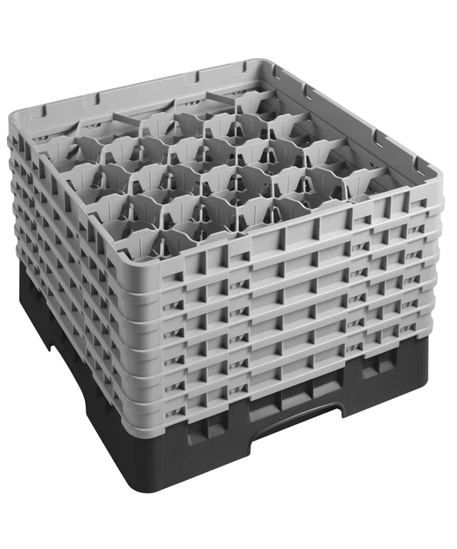 CAMBRO | CAMRACK® Glassware Dishwasher Rack – Black – H 349 mm – For max Ø98 mm