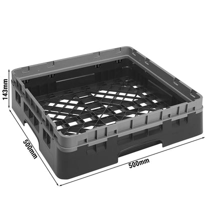 CAMBRO | CAMRACK® Open Base Dishwasher Rack – 500x500 mm – H 143 mm