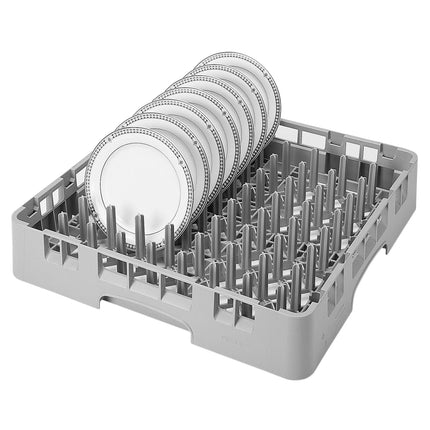 CAMBRO | CAMRACK® Peg Plate Rack – 9×9 – 500x500 mm – Grey – H 101 mm