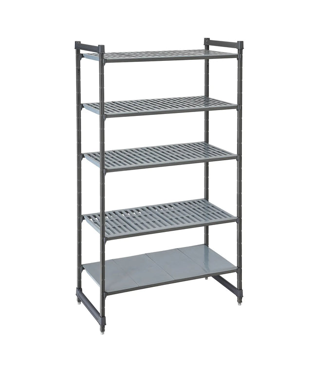 CAMBRO | Camshelving® Commercial Basics Plus Base Shelving Unit – 4 Shelves – 718×540 mm – Slotted & Closed