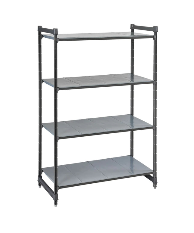 CAMBRO | Camshelving® Commercial Basics Plus Base Shelving Unit – 4 Solid Shelves – 718×610 mm – Grundregal
