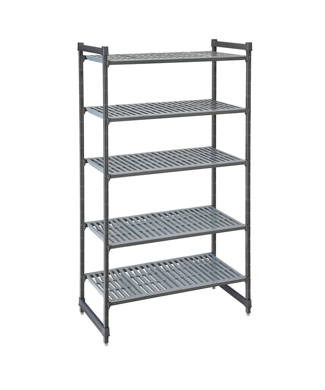 CAMBRO | Camshelving® Commercial Basics Plus Shelving Unit – 4 Slotted Shelves – 718×540 mm - Base (540mm depth - slotted)