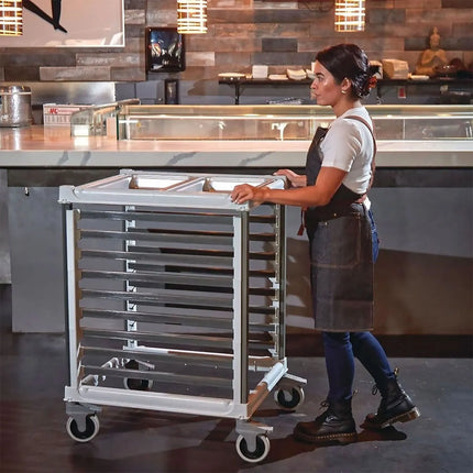 CAMBRO | CAMSHELVING® Commercial Trolley – 18× GN 1/1 – 647×835×1016 mm – Low GN 2/1