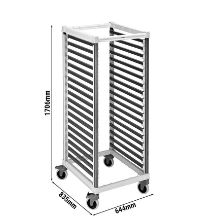 CAMBRO | CAMSHELVING® Commercial Trolley – 36× GN 1/1 – 644×835×1706 mm – High GN 2/1