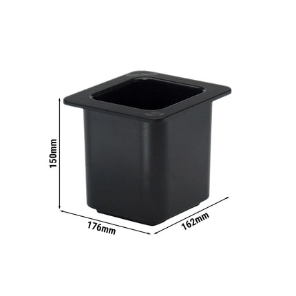 CAMBRO | ColdFest® Gastronorm Container 1/6 - Black - 150 mm - ABS plastic