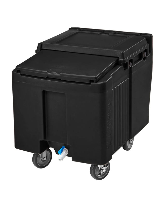 CAMBRO | Insulated Ice Caddy – 57 kg – Sliding Lid – Trolley – Black