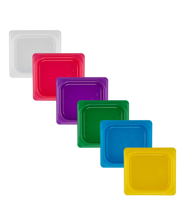 CAMBRO | SafeTrak – Polypropylene – Lid – GN 1/6 – 6-color multi-pack