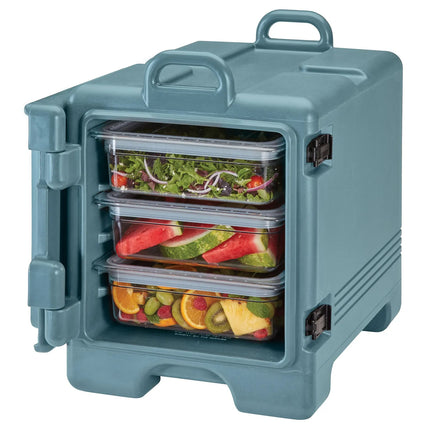CAMBRO | ULTRA PAN CARRIER® - Insulated Food Carrier – 34 L – 3× GN 1/1 (100 mm) – Slate Blue