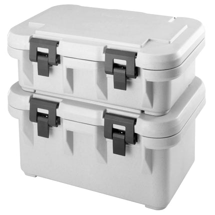 CAMBRO | ULTRA PAN CARRIER® - Ultra Camtainer – Insulated GN 1/1 Food Pan Carrier, Top-Loader – 23.2 L – Granite Grey
