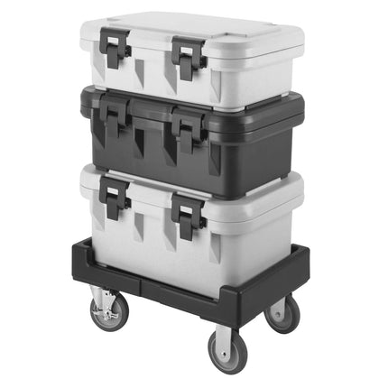 CAMBRO | ULTRA PAN CARRIER® - Ultra Camtainer – Insulated GN 1/1 Food Pan Carrier, Top-Loader – 23.2 L – Granite Grey