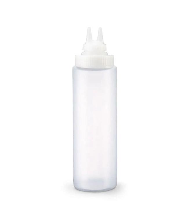 Chai Bóp Đầu Đôi Vollrath 2208-13 Thân Trong Suốt, Nắp Trong Suốt 240 ml